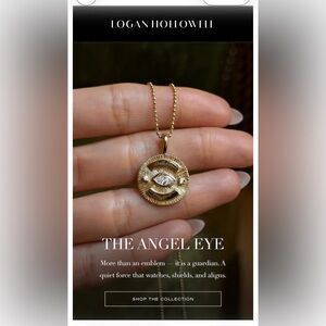 Logan Hollowell 14k Gold Pendant with Diamond Accents